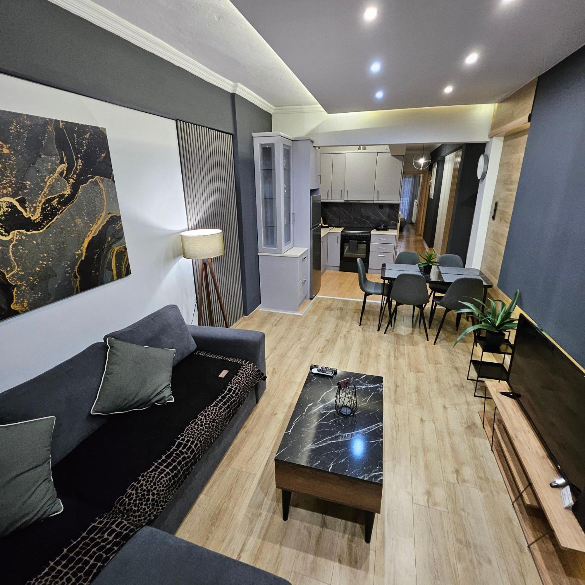 Central 3 Modern Apartment With Free Parking Serres Exterior foto